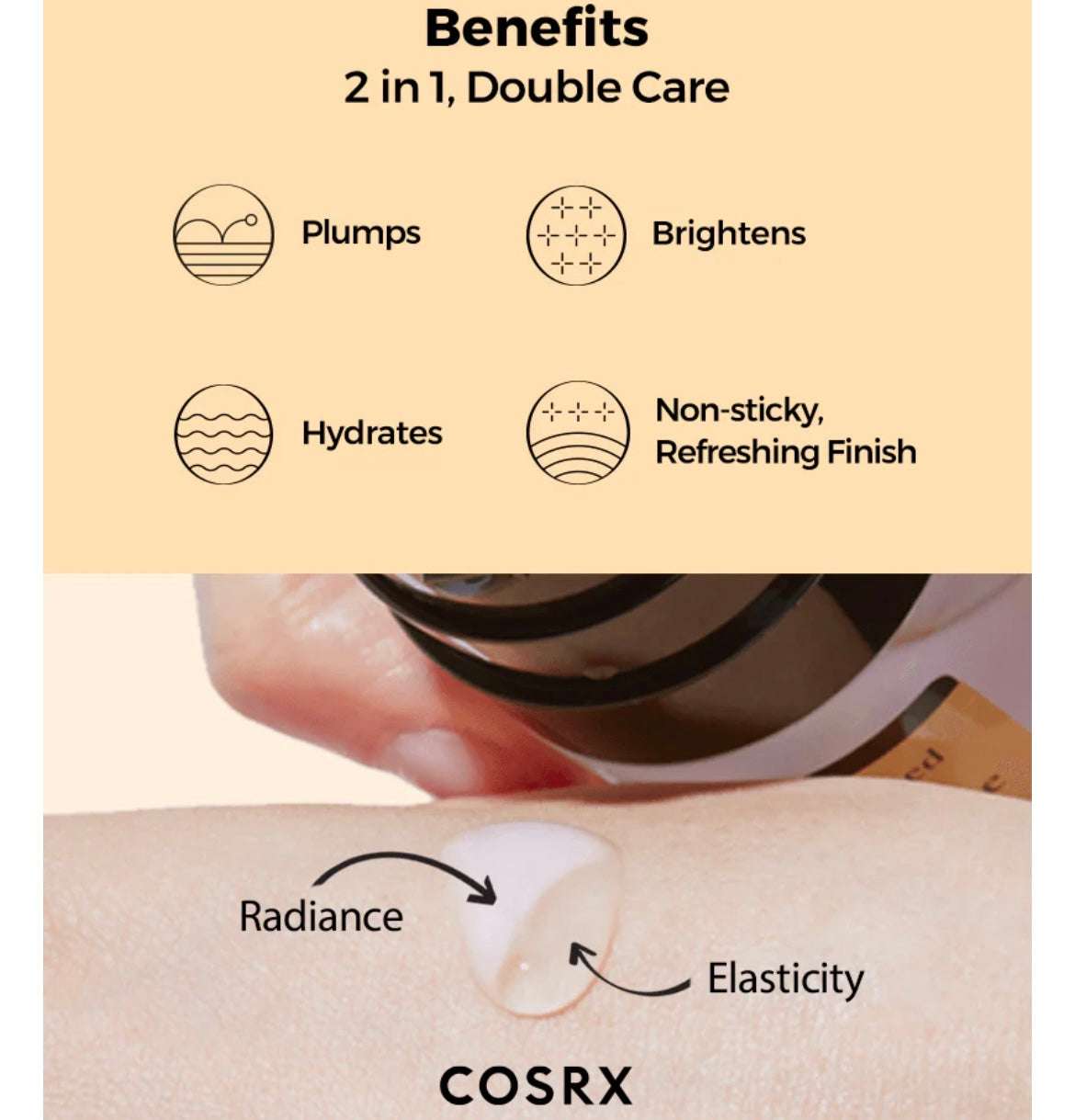 Cosrx Advanced Snail Radiance Dual Essence - 80ml - Sapphire Beauty Booth