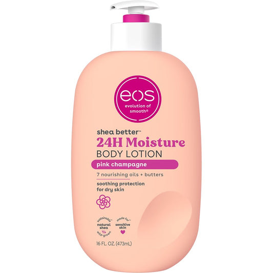 EOS Shea Better Pink Champagne Body Lotion - 473 ml | Discover skin care, face cream, lip gloss, sunscreen, and korean skin care products at Sapphire Beauty Booth— a trusted cosmetic shop near me and makeup store near me. | Sapphire Beauty Ghana
