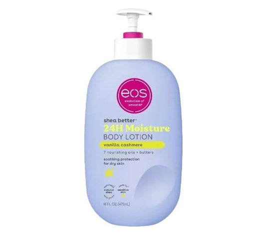EOS Vanilla Cashmere Body Lotion - 473 ml | Discover skin care, face cream, lip gloss, sunscreen, and korean skin care products at Sapphire Beauty Booth— a trusted cosmetic shop near me and makeup store near me.
