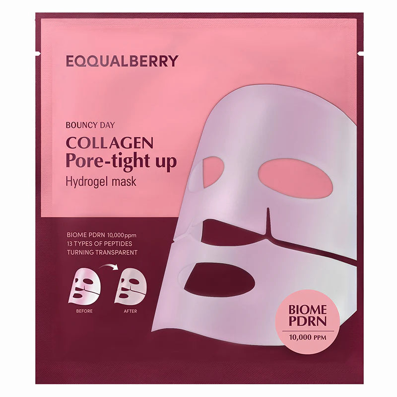 Eqqualberry Collagen Pore-tight up Hydrogel Mask - 1 Mask | Discover skin care, face cream, lip gloss, sunscreen, and korean skin care products at Sapphire Beauty Booth— a trusted cosmetic shop near me and makeup store near me.
