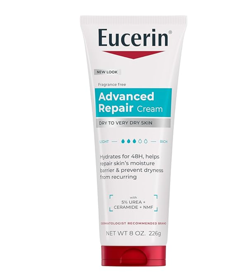 Eucerin Advanced Repair Cream - 8oz | Discover skin care, face cream, lip gloss, sunscreen, and korean skin care products at Sapphire Beauty Booth— a trusted cosmetic shop near me and makeup store near me. | Sapphire Beauty Ghana | Same Day Delivery Available
