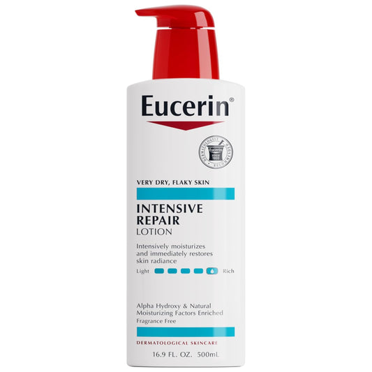 Eucerin Intensive Repair Lotion - 500ml | Discover skin care, face cream, lip gloss, sunscreen, and korean skin care products at Sapphire Beauty Booth— a trusted cosmetic shop near me and makeup store near me. | Sapphire Beauty Ghana
