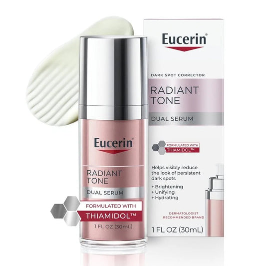 Eucerin Radiant Tone Dual Serum - 30ml | Discover skin care, face cream, lip gloss, sunscreen, and korean skin care products at Sapphire Beauty Booth— a trusted cosmetic shop near me and makeup store near me.