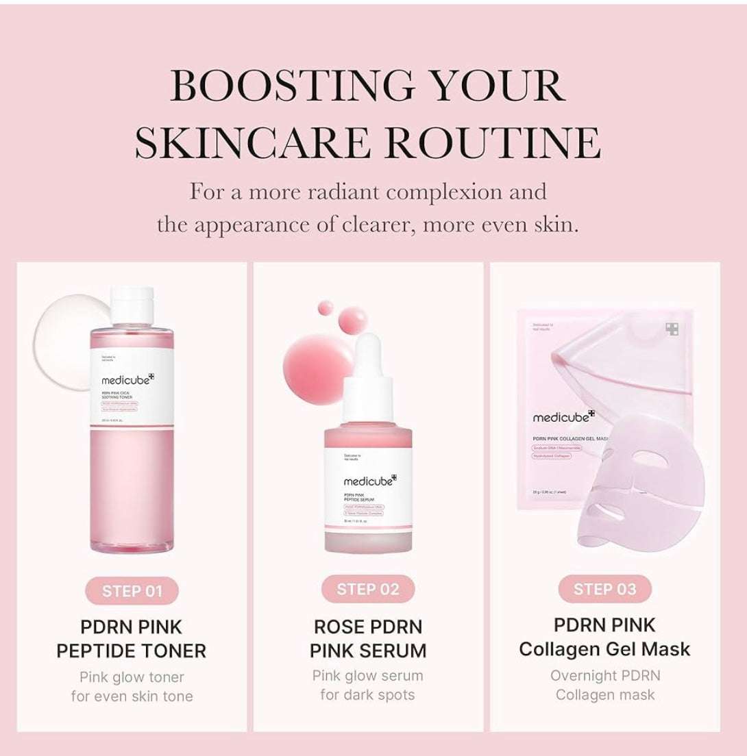 Medicube PDRN Pink Cica Soothing Toner - 250ml - Sapphire Beauty Booth