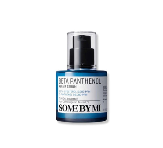 Some By Mi Beta Panthenol Repair
Serum - 30ml - Brightening Moisture Gel Cream, Anti-Blemish Body Lotion, skin moisturizer, dark spot correcting serum, needly daily toner pad, oil cleansers, moisturizing sunscreen, hand cream - Sapphire Beauty Booth
