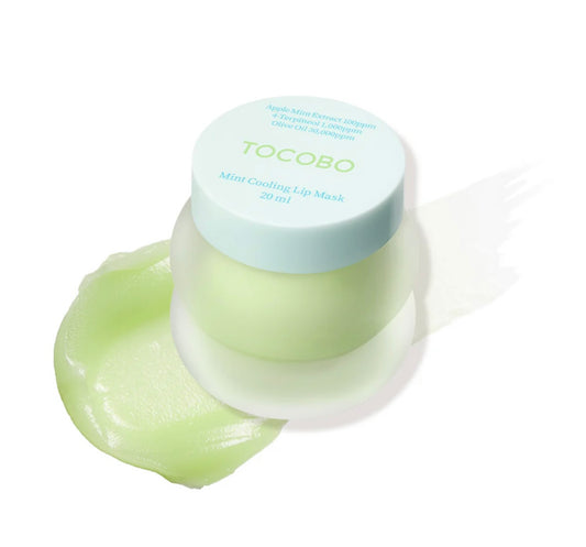 Tocobo Mint Cooling Lip Mask - 20m - Brightening Moisture Gel Cream, Anti-Blemish Body Lotion, skin moisturizer, dark spot correcting serum, needly daily toner pad, oil cleansers, moisturizing sunscreen, hand cream - Sapphire Beauty Booth