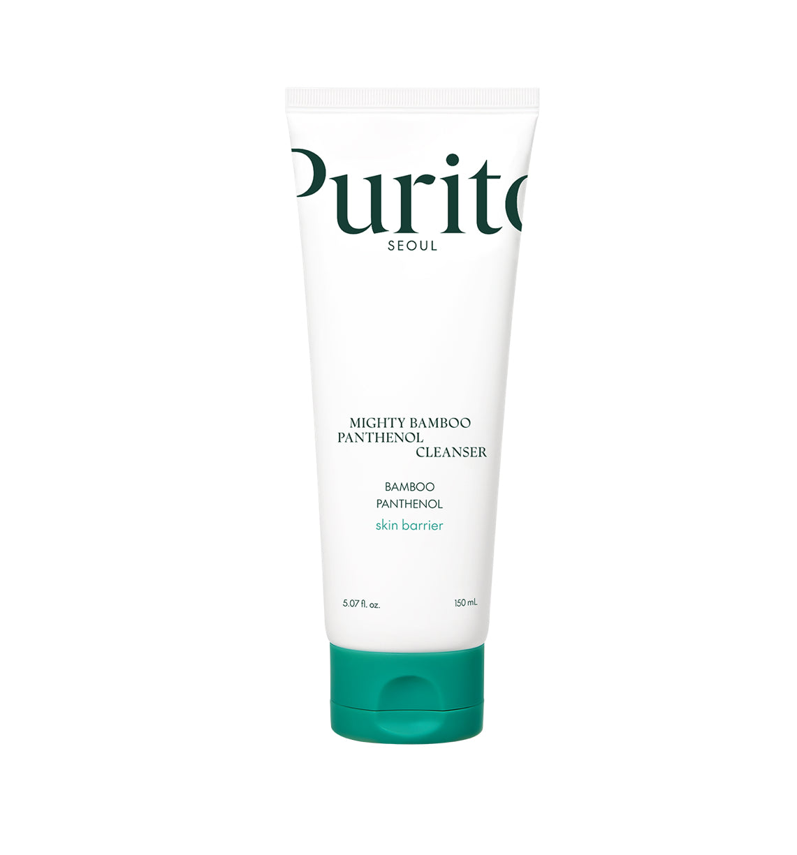 Purito Mighty Bamboo Panthenol Cleanser - 150ml - Brightening Moisture Gel Cream, Anti-Blemish Body Lotion, skin moisturizer, dark spot correcting serum, needly daily toner pad, oil cleansers, moisturizing sunscreen, hand cream - Sapphire Beauty Booth
