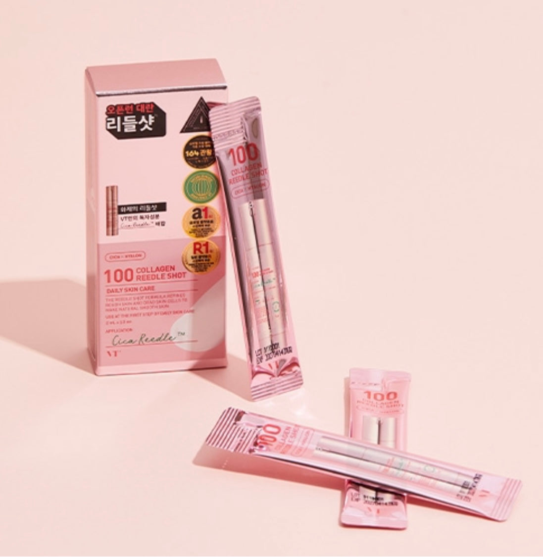 VT Cosmetics Reedle Shot Mini - 2ml - Brightening Moisture Gel Cream, Anti-Blemish Body Lotion, skin moisturizer, dark spot correcting serum, needly daily toner pad, oil cleansers, moisturizing sunscreen, hand cream - Sapphire Beauty Booth