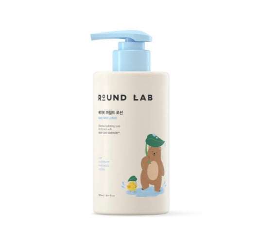 Round Lab Baby Mild Lotion - 300ml - Brightening Moisture Gel Cream, Anti-Blemish Body Lotion, skin moisturizer, dark spot correcting serum, needly daily toner pad, oil cleansers, moisturizing sunscreen, hand cream - Sapphire Beauty Booth