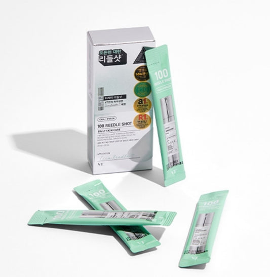 VT Cosmetics Reedle Shot Mini - 2ml - Brightening Moisture Gel Cream, Anti-Blemish Body Lotion, skin moisturizer, dark spot correcting serum, needly daily toner pad, oil cleansers, moisturizing sunscreen, hand cream - Sapphire Beauty Booth