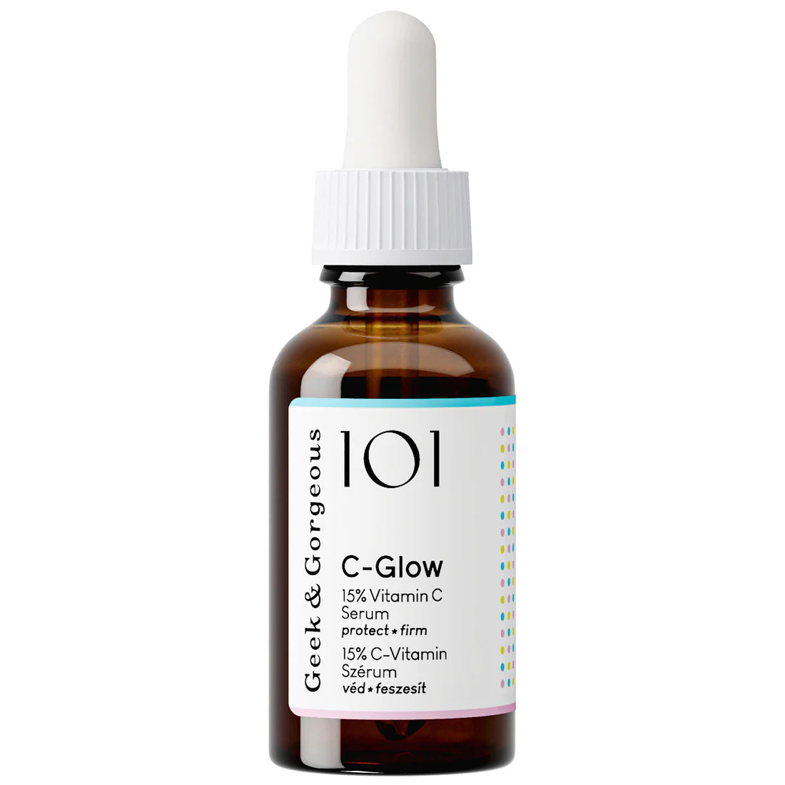 Geek & Gorgeous 101 C-Glow 15% Vitamin C Serum - 30ml | Discover skin care, face cream, lip gloss, sunscreen, and korean skin care products at Sapphire Beauty Booth— a trusted cosmetic shop near me and makeup store near me.