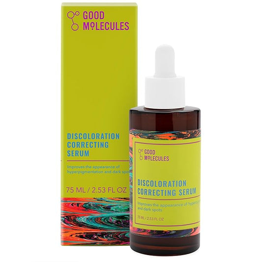 Good Molecules Discoloration Correcting Serum - 75ml | Discover skin care, face cream, lip gloss, sunscreen, and korean skin care products at Sapphire Beauty Booth— a trusted cosmetic shop near me and makeup store near me.
