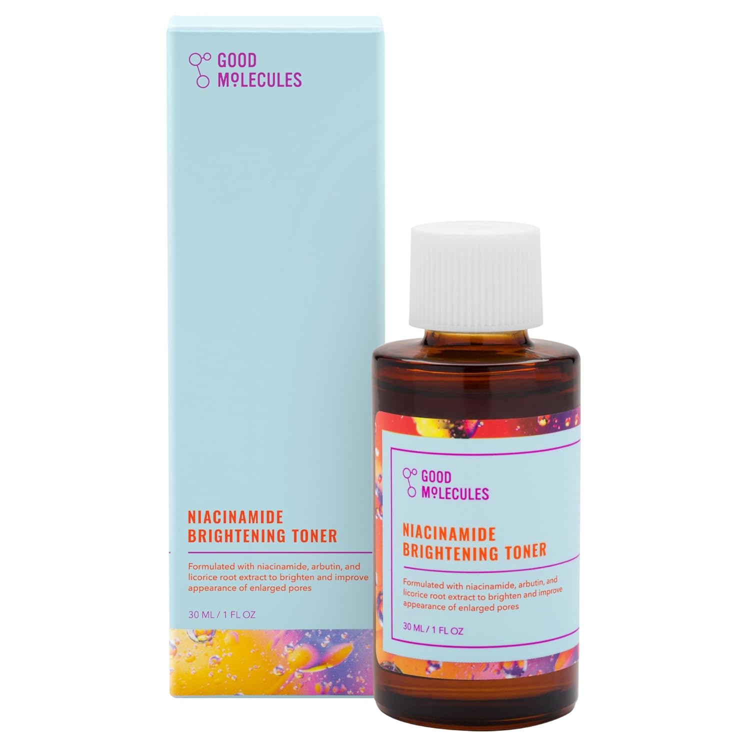 Good Molecules Niacinamide Brightening Toner 30ml | Discover skin care, face cream, lip gloss, sunscreen, and korean skin care products at Sapphire Beauty Booth— a trusted cosmetic shop near me and makeup store near me. | Sapphire Beauty Ghana
