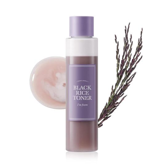 I'm from - Black Rice Toner - 150ml | Discover skin care, face cream, lip gloss, sunscreen, and korean skin care products at Sapphire Beauty Booth— a trusted cosmetic shop near me and makeup store near me. | Sapphire Beauty Ghana
