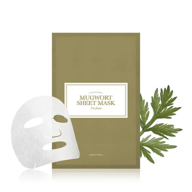 I'm from Mugwort Sheet Mask - 1 each | Discover skin care, face cream, lip gloss, sunscreen, and korean skin care products at Sapphire Beauty Booth— a trusted cosmetic shop near me and makeup store near me.