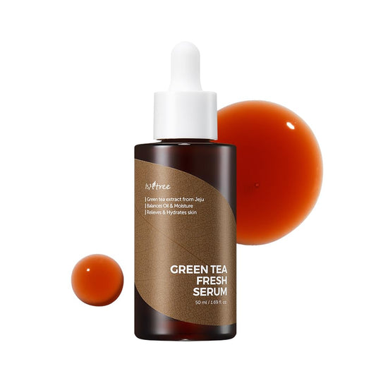 Isntree Green Tea Fresh Serum - 50ml | Discover skin care, face cream, lip gloss, sunscreen, and korean skin care products at Sapphire Beauty Booth— a trusted cosmetic shop near me and makeup store near me. | Sapphire Beauty Ghana
