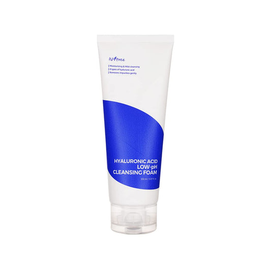 Isntree Hyaluronic Acid Low-Ph Cleansing Foam - 150ml | Discover skin care, face cream, lip gloss, sunscreen, and korean skin care products at Sapphire Beauty Booth— a trusted cosmetic shop near me and makeup store near me. | Sapphire Beauty Ghana
