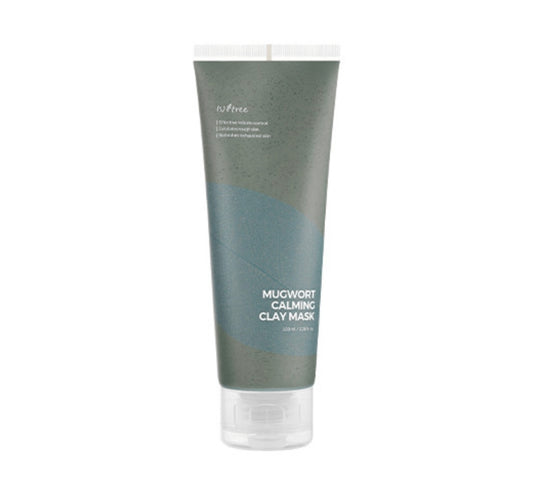 Isntree Mugwort Calming Clay Mask - 100ml | Discover skin care, face cream, lip gloss, sunscreen, and korean skin care products at Sapphire Beauty Booth— a trusted cosmetic shop near me and makeup store near me.