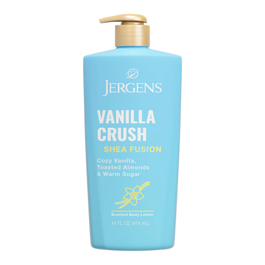 Jergens Vanilla Crush Shea Fusion Body Lotion - 414 ml | Discover skin care, face cream, lip gloss, sunscreen, and korean skin care products at Sapphire Beauty Booth— a trusted cosmetic shop near me and makeup store near me.