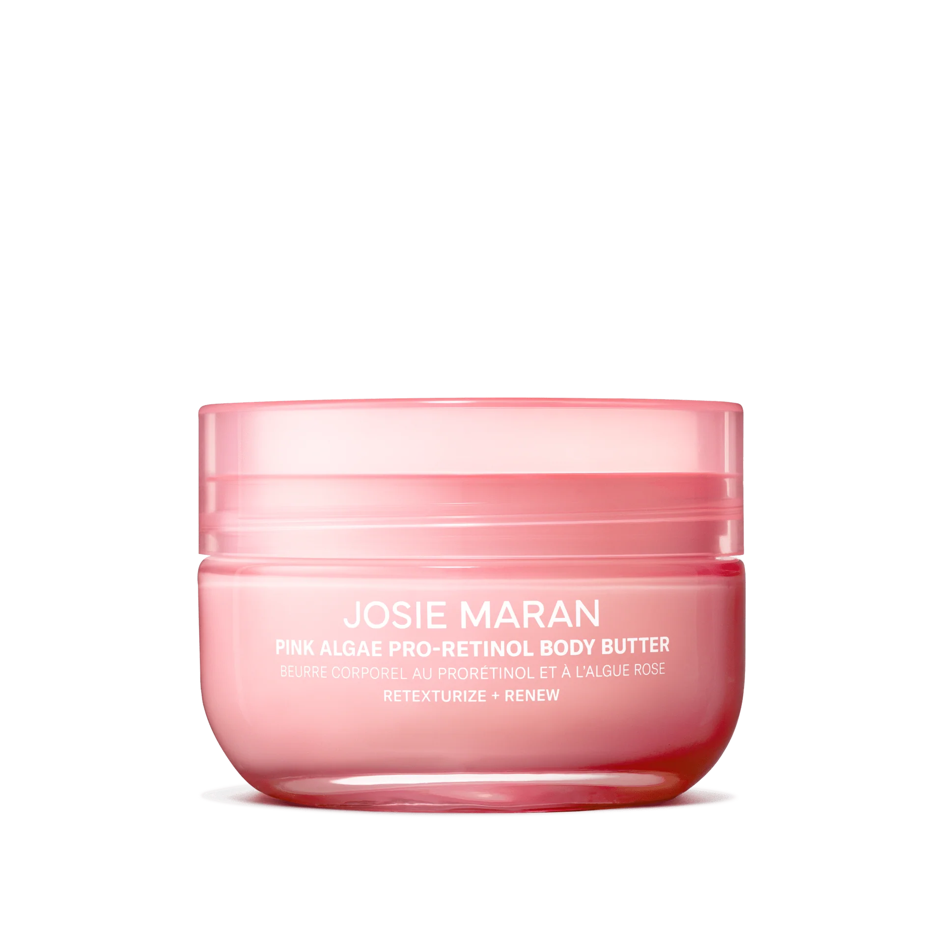 Josie Maran Pink Algae Pro-Retinol Body Butter - 6oz | Discover skin care, face cream, lip gloss, sunscreen, and korean skin care products at Sapphire Beauty Booth— a trusted cosmetic shop near me and makeup store near me. | Sapphire Beauty Ghana
