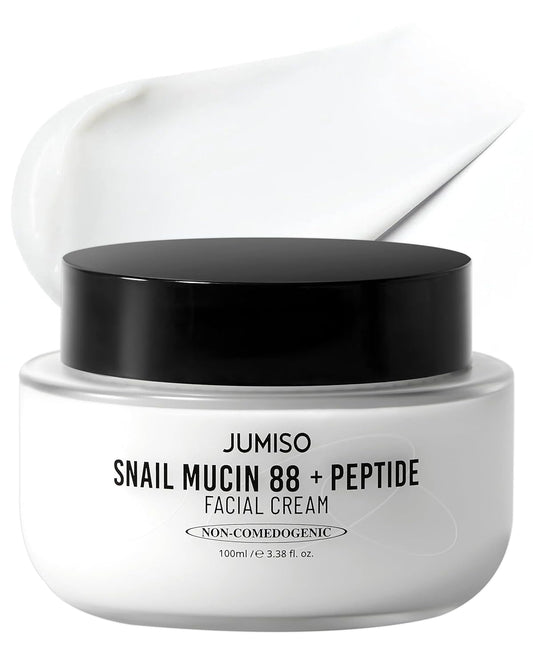 Jumiso Snail Mucin 88 + Peptide Facial Cream - 100ml | Discover skin care, face cream, lip gloss, sunscreen, and korean skin care products at Sapphire Beauty Booth— a trusted cosmetic shop near me and makeup store near me. | Sapphire Beauty Ghana
