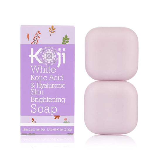 Koji White Kojic Acid & Hyaluronic Acid Brightening Soap - 2 Bars | Discover skin care, face cream, lip gloss, sunscreen, and korean skin care products at Sapphire Beauty Booth— a trusted cosmetic shop near me and makeup store near me.
