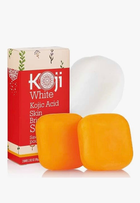 Koji White Kojic Acid Skin Brightening Soap - 2 Bars | Discover skin care, face cream, lip gloss, sunscreen, and korean skin care products at Sapphire Beauty Booth— a trusted cosmetic shop near me and makeup store near me.
