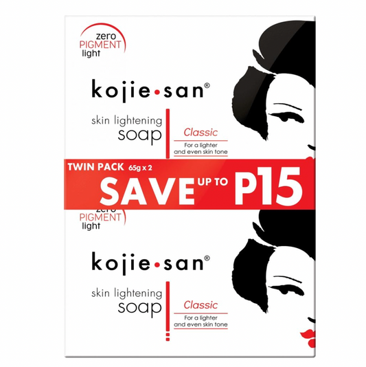 Kojie San  Kojic Acid Soap 2 Bars – 65g | Discover skin care, face cream, lip gloss, sunscreen, and korean skin care products at Sapphire Beauty Booth— a trusted cosmetic shop near me and makeup store near me. | Sapphire Beauty Ghana | Same Day Delivery Available