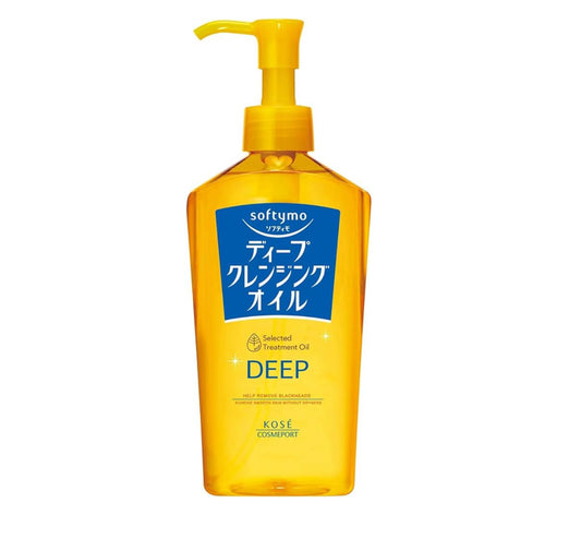 Kose Softymo Deep Cleansing Oil - 240ml | Discover skin care, face cream, lip gloss, sunscreen, and korean skin care products at Sapphire Beauty Booth— a trusted cosmetic shop near me and makeup store near me.