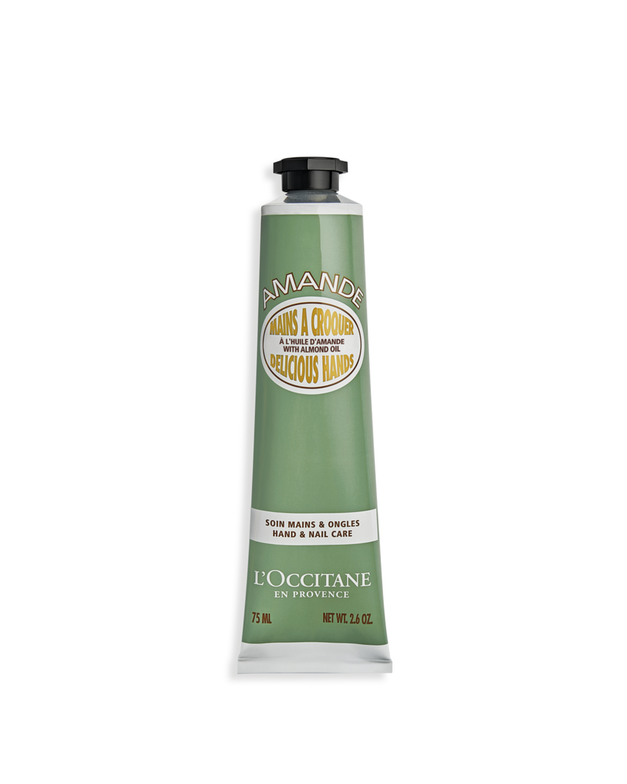 L'Occitane Almond Delicious Hand & Nail Cream – 75ml | Discover skin care, face cream, lip gloss, sunscreen, and korean skin care products at Sapphire Beauty Booth— a trusted cosmetic shop near me and makeup store near me.