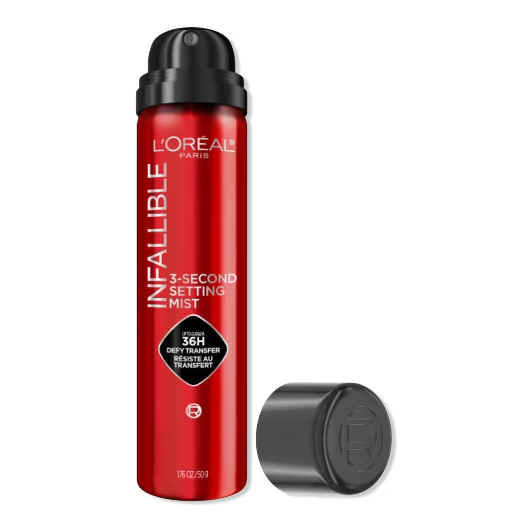 L'Oréal Infallible 3-Second Setting Mist Spray - 1.76oz | Discover skin care, face cream, lip gloss, sunscreen, and korean skin care products at Sapphire Beauty Booth— a trusted cosmetic shop near me and makeup store near me.