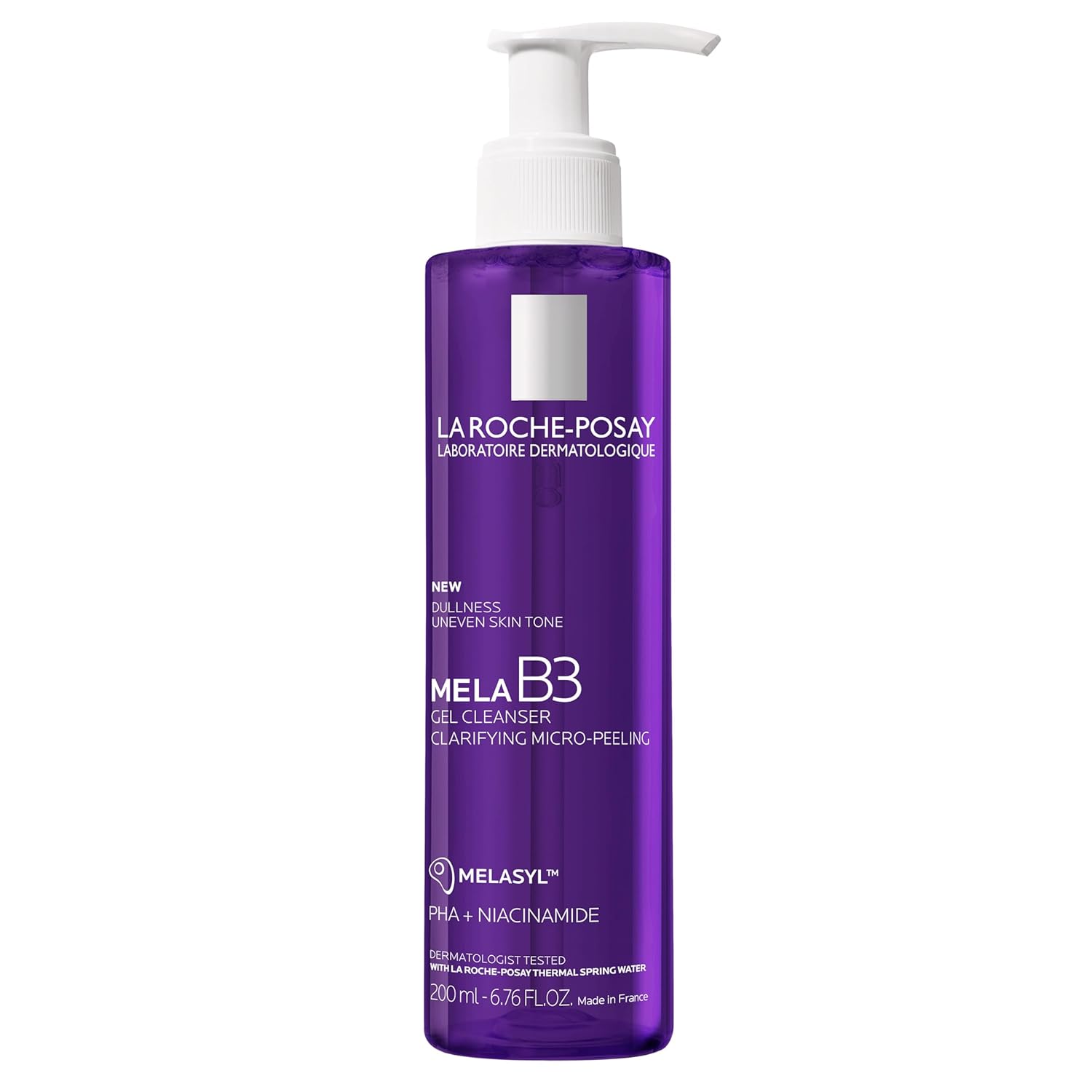 La Roche-Posay - Mela B3 Clarifying Anti-Dark Spots Micro-Peeling Gel - 200ml | Discover skin care, face cream, lip gloss, sunscreen, and korean skin care products at Sapphire Beauty Booth— a trusted cosmetic shop near me and makeup store near me.
