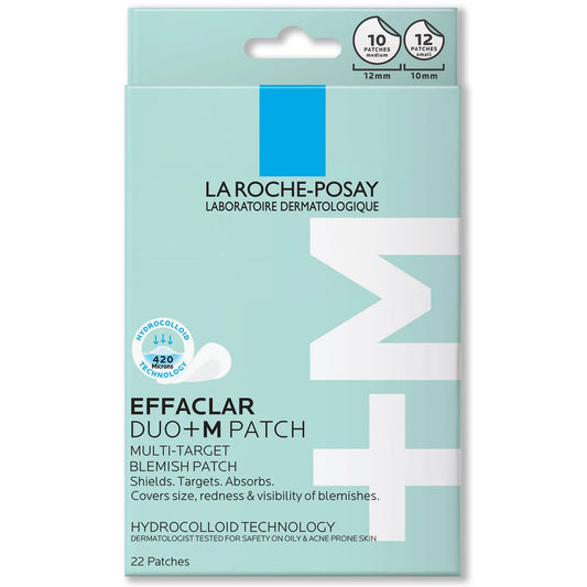 La Roche-Posay Effaclar Duo+M Multi-Target Blemish Patches - 22 patches | Discover skin care, face cream, lip gloss, sunscreen, and korean skin care products at Sapphire Beauty Booth— a trusted cosmetic shop near me and makeup store near me.