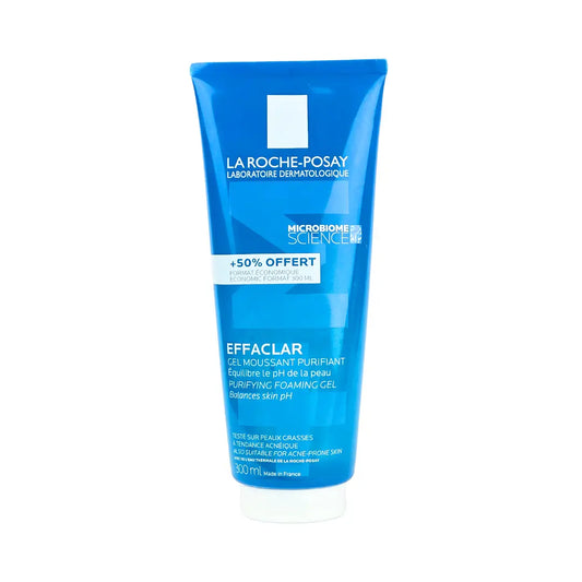 La Roche-Posay Effaclar Purifying Foaming Gel - 300ml  | Discover skin care, face cream, lip gloss, sunscreen, and korean skin care products at Sapphire Beauty Booth— a trusted cosmetic shop near me and makeup store near me.

