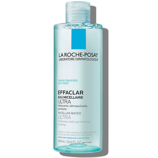 La Roche-Posay Effaclar Ultra Micellar Water for Oily Skin - 400ml | Discover skin care, face cream, lip gloss, sunscreen, and korean skin care products at Sapphire Beauty Booth— a trusted cosmetic shop near me and makeup store near me.