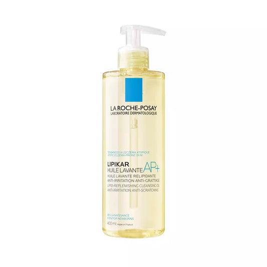 La Roche-Posay Lipikar Huile Lavante AP+ Cleansing Bath Oil - 400ml | Discover skin care, face cream, lip gloss, sunscreen, and korean skin care products at Sapphire Beauty Booth— a trusted cosmetic shop near me and makeup store near me. | Sapphire Beauty Ghana | Same Day Delivery Available
