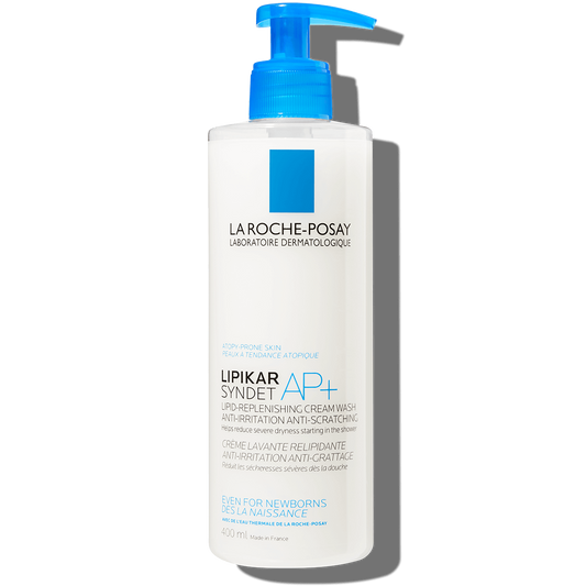 La Roche-Posay Lipikar Syndet AP+ Body & Face Wash - 400ml | Discover skin care, face cream, lip gloss, sunscreen, and korean skin care products at Sapphire Beauty Booth— a trusted cosmetic shop near me and makeup store near me.
