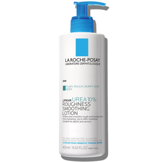 La Roche-Posay Lipikar Urea 10% Roughness Smoothing Lotion - 400ml | Discover skin care, face cream, lip gloss, sunscreen, and korean skin care products at Sapphire Beauty Booth— a trusted cosmetic shop near me and makeup store near me.