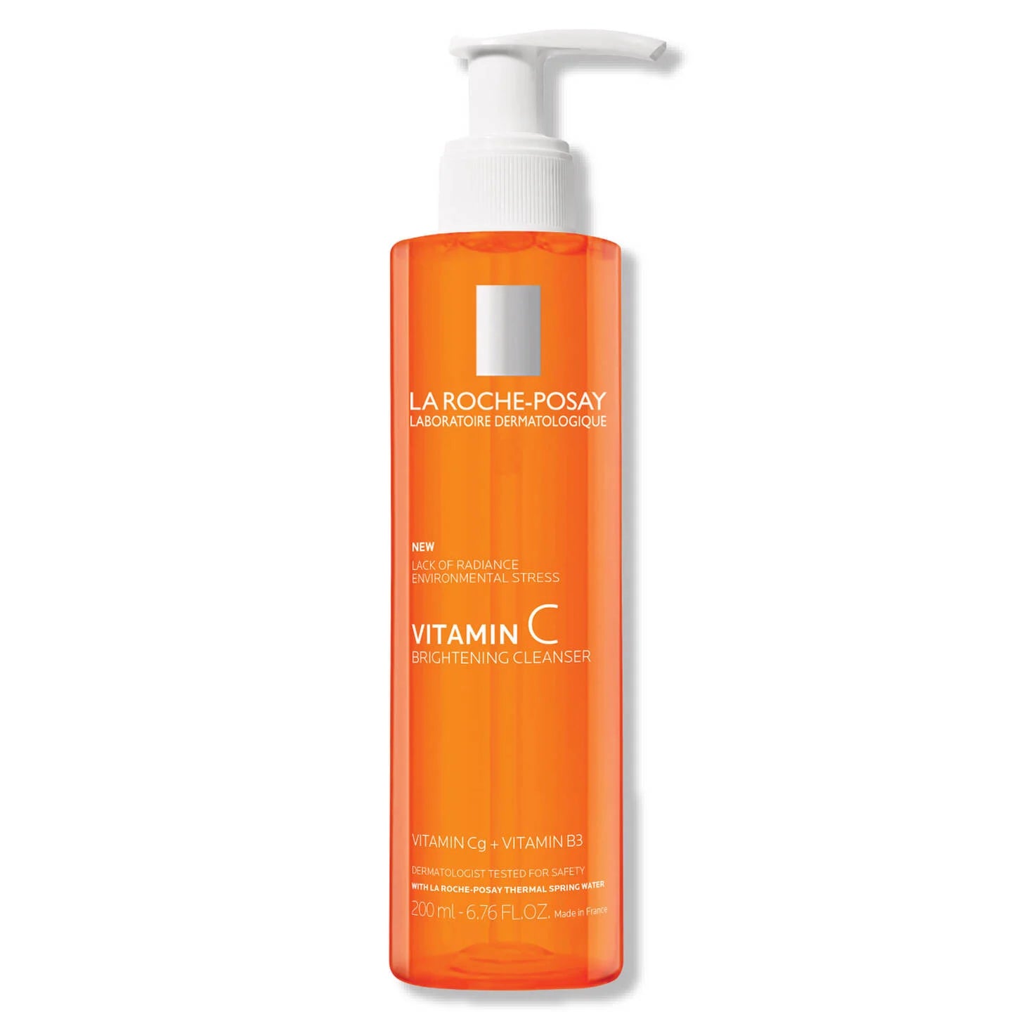 La Roche-Posay Vitamin C Brightening Cleanser - 200ml | Discover skin care, face cream, lip gloss, sunscreen, and korean skin care products at Sapphire Beauty Booth— a trusted cosmetic shop near me and makeup store near me.
