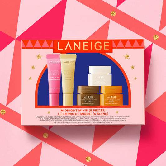 Laneige Midnight Minis | Discover skin care, face cream, lip gloss, sunscreen, and korean skin care products at Sapphire Beauty Booth— a trusted cosmetic shop near me and makeup store near me.