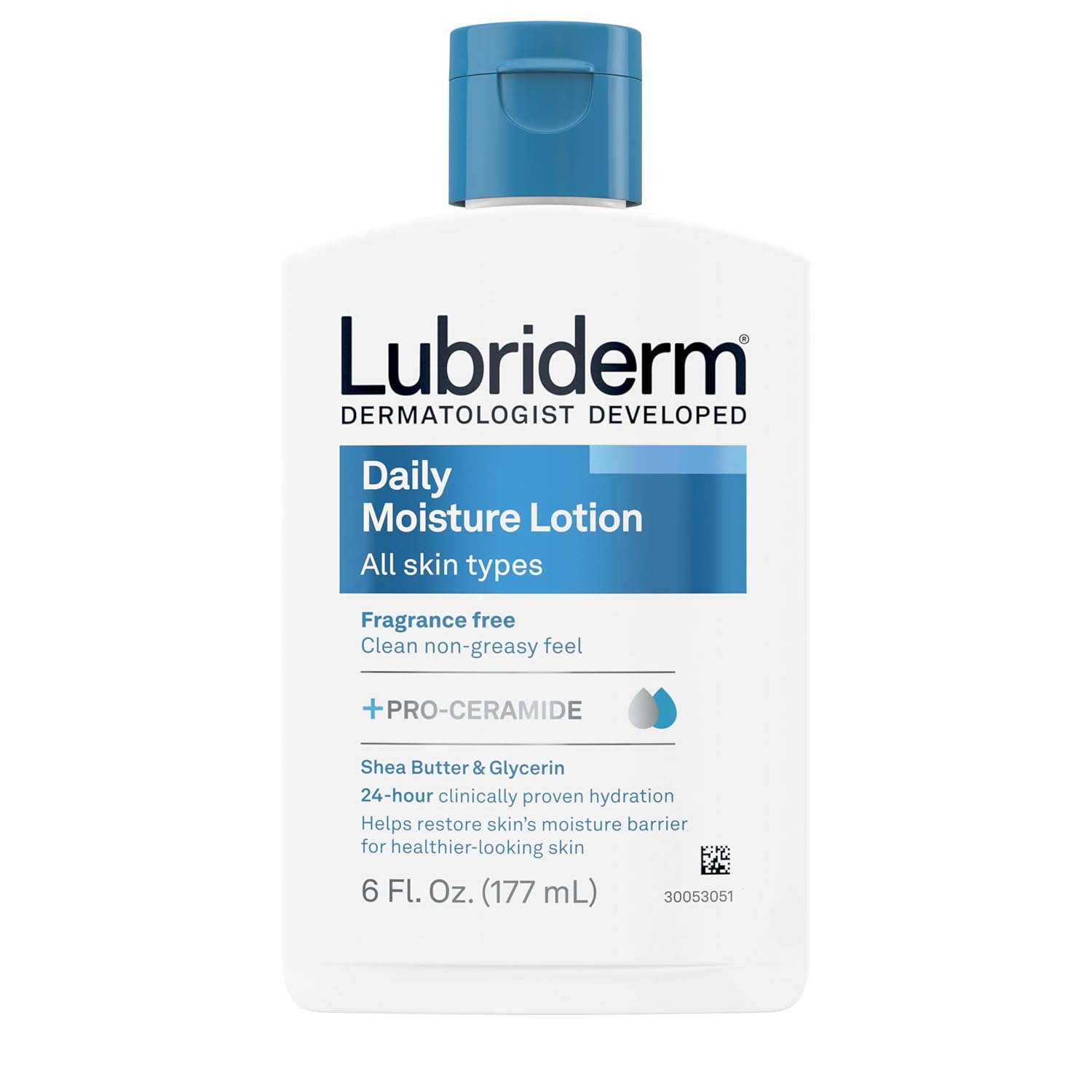 Lubriderm Daily Moisture Lotion - 6oz | Discover skin care, face cream, lip gloss, sunscreen, and korean skin care products at Sapphire Beauty Booth— a trusted cosmetic shop near me and makeup store near me.