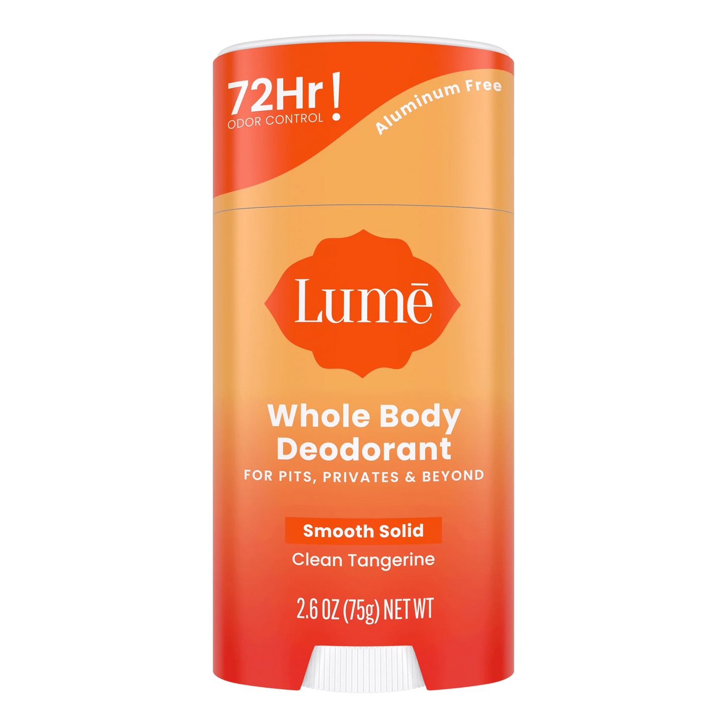 Lume Clean Tangerine Whole Body Deodorant - 75g | Discover skin care, face cream, lip gloss, sunscreen, and korean skin care products at Sapphire Beauty Booth— a trusted cosmetic shop near me and makeup store near me.