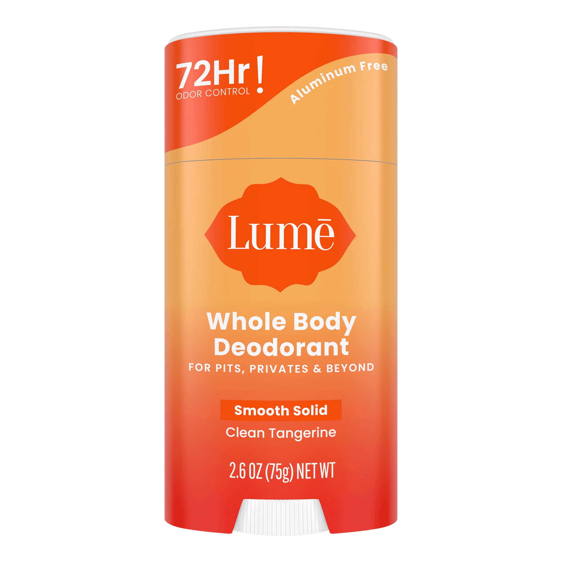 Lume Clean Tangerine Whole Body Deodorant - 75g | Discover skin care, face cream, lip gloss, sunscreen, and korean skin care products at Sapphire Beauty Booth— a trusted cosmetic shop near me and makeup store near me.