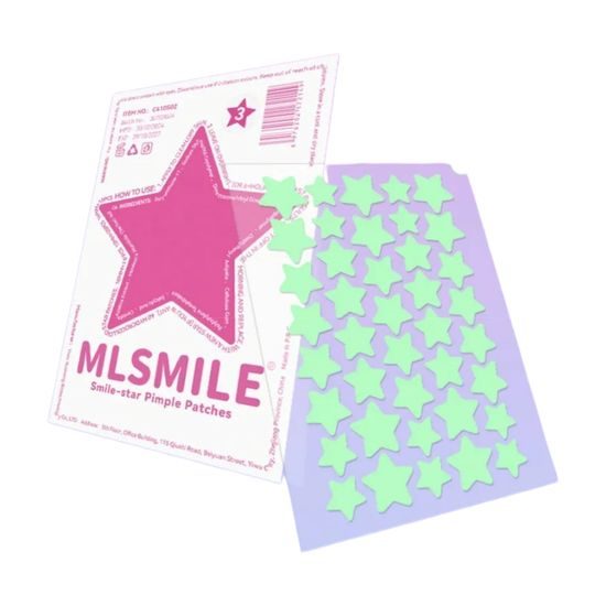 MLSMILE Smile Star Pimple Patches - Green | Discover skin care, face cream, lip gloss, sunscreen, and korean skin care products at Sapphire Beauty Booth— a trusted cosmetic shop near me and makeup store near me. | Sapphire Beauty Ghana
