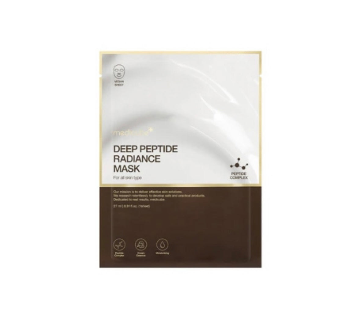 Medicube Deep Peptide Radiance Mask - 1 each | Discover skin care, face cream, lip gloss, sunscreen, and korean skin care products at Sapphire Beauty Booth— a trusted cosmetic shop near me and makeup store near me.