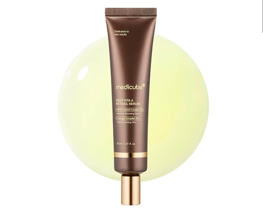 Medicube Deep Vita A Retinol Serum - 30ml | Discover skin care, face cream, lip gloss, sunscreen, and korean skin care products at Sapphire Beauty Booth— a trusted cosmetic shop near me and makeup store near me.