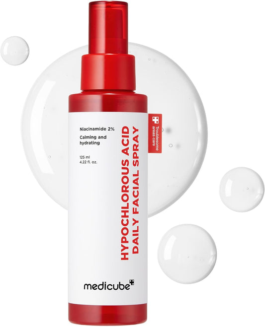 Medicube Hypochlorous Acid Daily Facial Spray - 125ml | Discover skin care, face cream, lip gloss, sunscreen, and korean skin care products at Sapphire Beauty Booth— a trusted cosmetic shop near me and makeup store near me. | Sapphire Beauty Ghana
