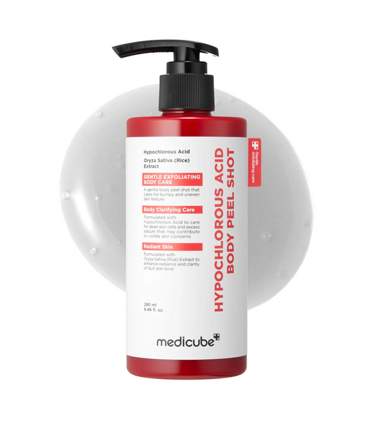 Medicube Hypochlorous Acid Rice Body Peel Shot - 280ml | Discover skin care, face cream, lip gloss, sunscreen, and korean skin care products at Sapphire Beauty Booth— a trusted cosmetic shop near me and makeup store near me. | Sapphire Beauty Ghana | Same Day Delivery Available
