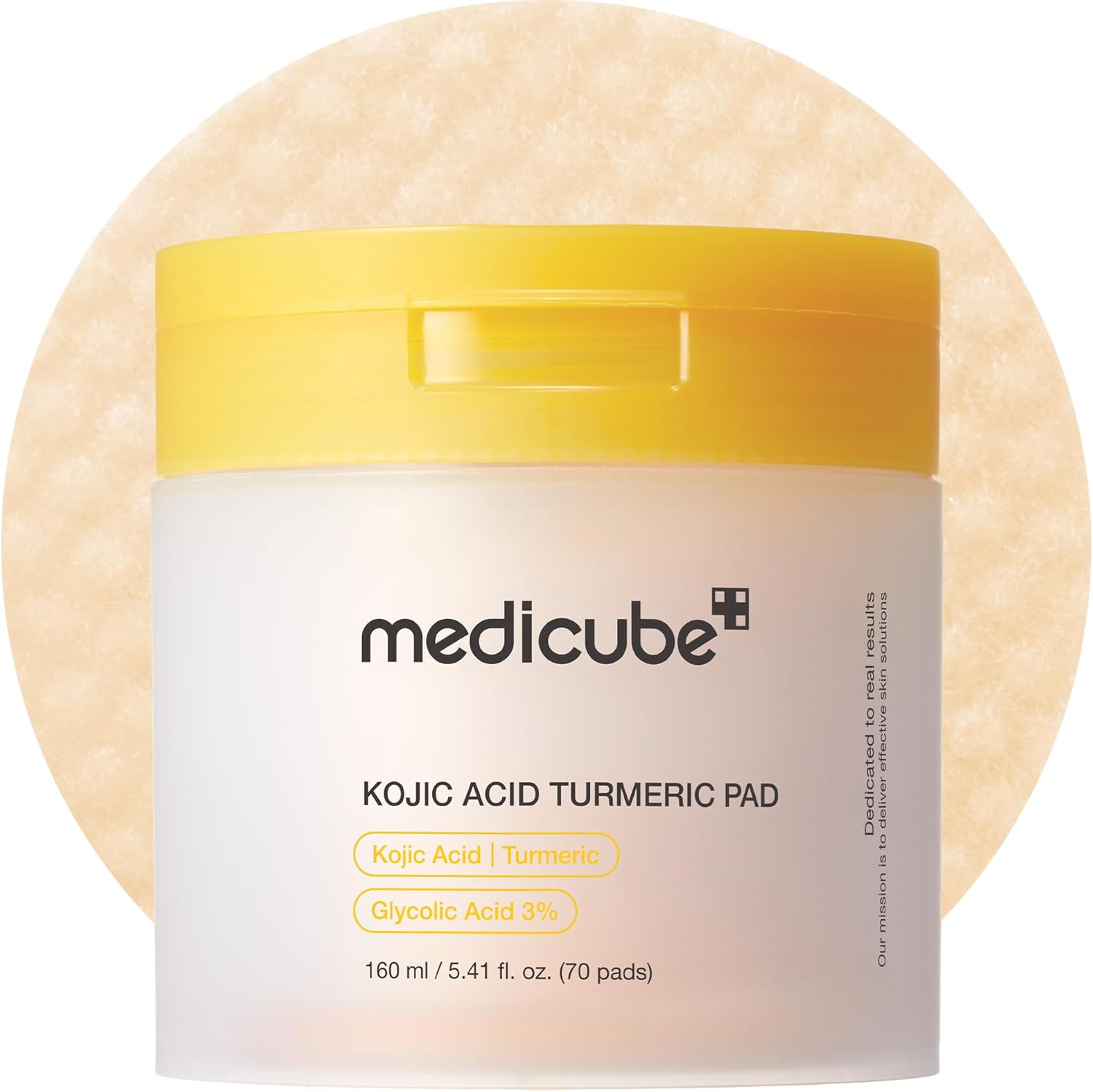 Medicube Kojic Acid Turmeric Pad - 70 pads | Discover skin care, face cream, lip gloss, sunscreen, and korean skin care products at Sapphire Beauty Booth— a trusted cosmetic shop near me and makeup store near me. | Sapphire Beauty Ghana
