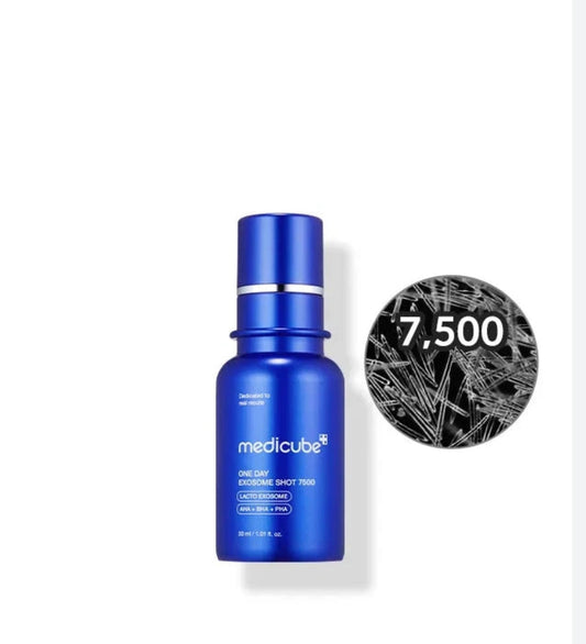 Medicube One Day Exosome Shot 7500 - 30ml | Discover skin care, face cream, lip gloss, sunscreen, and korean skin care products at Sapphire Beauty Booth— a trusted cosmetic shop near me and makeup store near me.